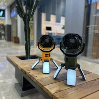 پنکه رومیزی چند منظوره خورشیدی مدل F6611