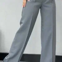 بگ شلوار نخی کمر کش