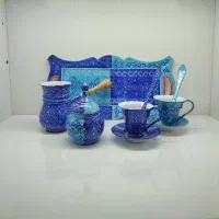 ست قهوه خوری میناکاری شده