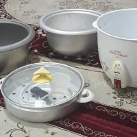 پلوپز ارام پز بخارپز سه کاره نگین خزر ۸تا۱۰ نفره|اجاق گاز و لوازم برقی پخت‌وپز|الوند, |دیوار