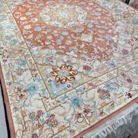 فرش شش متر تک تبریز رج 40 مرینوس نقشه رضائی حد نو
