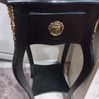 میز تلفن چوبی