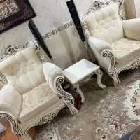 یک دست مبل ۷نفره سفید