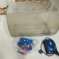 پمپ و آکواریوم و سنگ رنگی|ماهی|قوچان, |دیوار