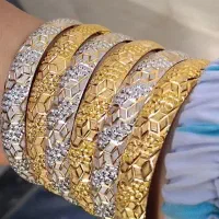 النگو طلا سه بعدی سایز ۲