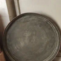 سینی مسی بزرگ مجمع  قدیمی و عطیقه