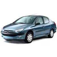 ۲۰۶sd مدل v8 تمیز کم کار (نقد)