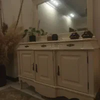 کنسول  سه درب با اینه بزرگ و جاکفشی دو درب ست|بوفه، ویترین، کنسول|تهران, گرگان|دیوار