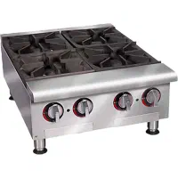 گریل ذغالی ،گریل تخت ، ۴ شعله پاستا پز