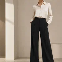 شلوار راسته گشاد مرویجت سایز ۴۰