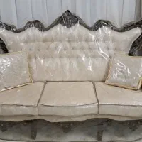 مبلمان سلطنتی تمام چوب7نفره نونوباکاورمناسب جهیزیه|مبلمان خانگی و میز عسلی|قم, زنبیل آباد|دیوار