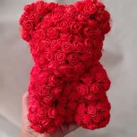 تدی گل روز ولنتاینی|گل مصنوعی|اصفهان, زهران|دیوار