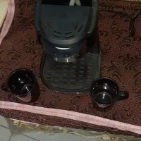 قهوه ساز برقی با ۲تا استکان|سماور، چای‌ساز، قهوه‌ساز|رشت, دروازه لاکان|دیوار