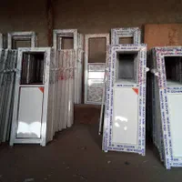 درب و پنجره حمام آلومینیومpvcتراس+چوبی اتاق+انباری