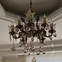 لوستر پنج شاخه دوبل
