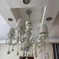 دو عدد لوستر و آباژور