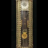 ساعت ایستاده برنز با میز میوه خوری برنز