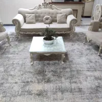 مبل ۹نفره سلطنتی با جلومبلی و میز نهارخوری ۴نفره