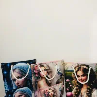 ست کیف دستی با کیف ارایش