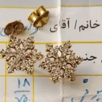 طلا گل گوش برفی زیبا