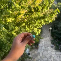 انگشتر فیروزه/دستساز/اینه کاری ومخرج کاری