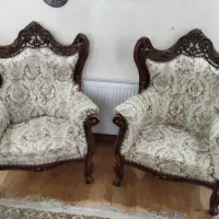 مبلمان استیل ومیز عسلی