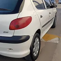 پژو 206سفید تیپ ۲ مدل 89|خودرو سواری و وانت|بیرجند, |دیوار
