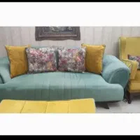 مبلمان راحتی ۷ نفره+ جلومبلی|مبلمان خانگی و میز عسلی|تهران, دریاچه شهدای خلیج فارس|دیوار