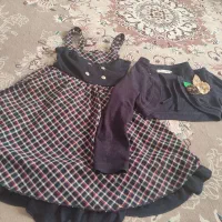 پیراهن دخترانه مناسب سن ۴تا ۵|کفش و لباس بچه|شیروان (خراسان), |دیوار