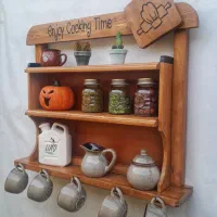 ۴ عدد شلف چوبی دیواری|کتابخانه، شلف، قفسه‌های دیواری|تهران, راه آهن|دیوار