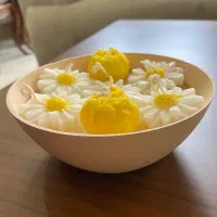 شمع کاسه ای بابونه|صنایع دستی و سایر لوازم تزئینی|فریدونکنار, |دیوار