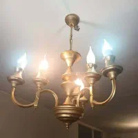 3 عدد لوستر آب کاری طلا|لوستر و چراغ آویز|تهران, امامت|دیوار