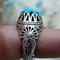 انگشتر فیروزه دست ساز شاکری