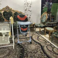 تاب برقی موزیکال و صندلی غذا mamalove|اسباب و اثاث بچه|شیراز, حافظیه|دیوار