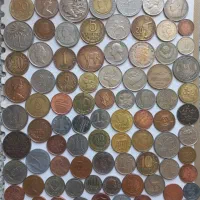 هزاران سکه خارجی از ۱۰۰ ها کشور جهان