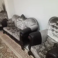 مبل هفت نفره با میز وسط و‌۴ گل میر