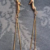 گوشواره آویزی و انگشتر