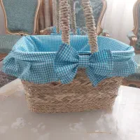 سبد پیکنیک حصیری
