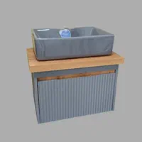 روشویی 0015 چوبی چوب طوسی 60×40|لوازم سرویس بهداشتی|کرج, گلشهر|دیوار