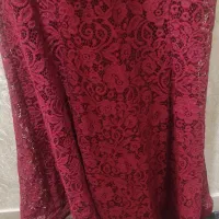 مجلسی شیک رنگ زرشکی تیره.مهره دوزی