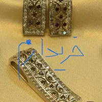 نیم ست طلا سفید