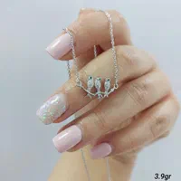 گردنبند نقره جواهری کادو تولد کادو عقد کد 04108|جواهرات|تبریز, |دیوار