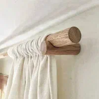 میل پرده چوبی / چوب پرده