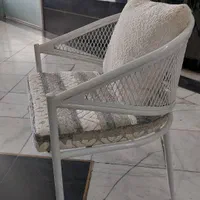صندلی حصیری فلزی رستورانی فود کورت کبابی|میز و صندلی غذاخوری|ری, |دیوار