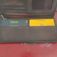کیف پول چرم برند درسا