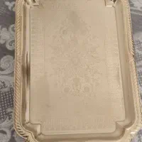 سینی طلایی برای چهل و پنج سال پیش|کلکسیون اشیاء عتیقه|رشت, کوی حسینی|دیوار