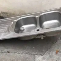 سینک دو لگنه استیل البرز