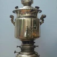 سماور برنجی 4 لیتری|کلکسیون اشیاء عتیقه|نسیم‌شهر, |دیوار