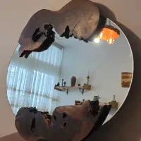 آینه با قاب چوبی|آینه|تهران, سلسبیل شمالی|دیوار