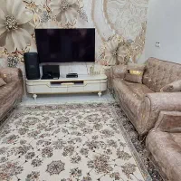 مبل ۷ نفره به همراه میز جلو مبلی و دو عدد عسلی